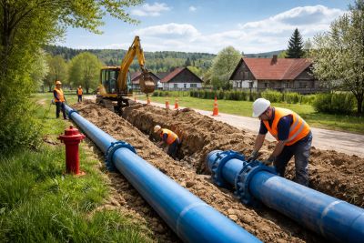 Gmina Bełżec ogłosiła przetargi. W planach kilometry nowej sieci wodociągowej
